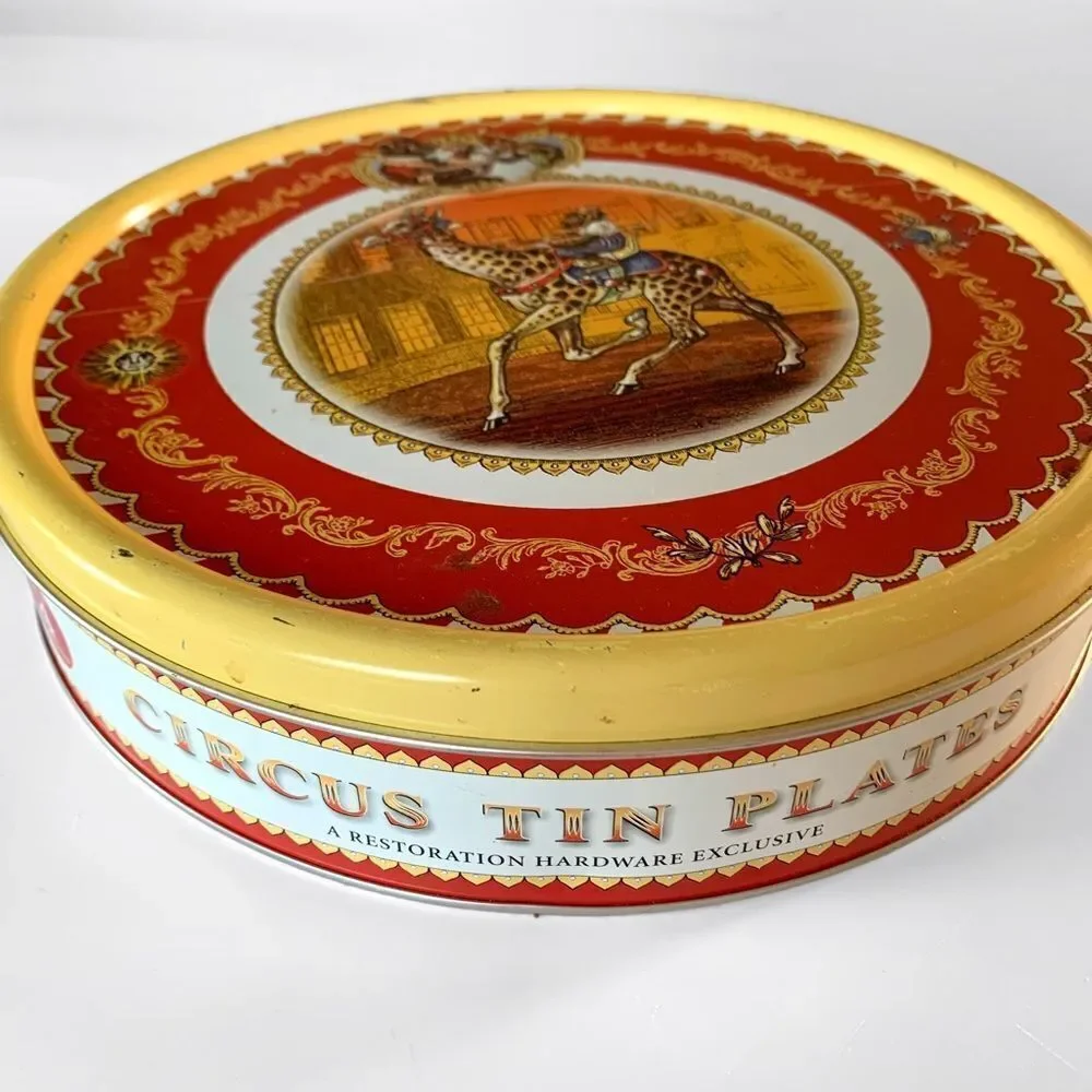 Restoration Hardware Tin Circus Plates